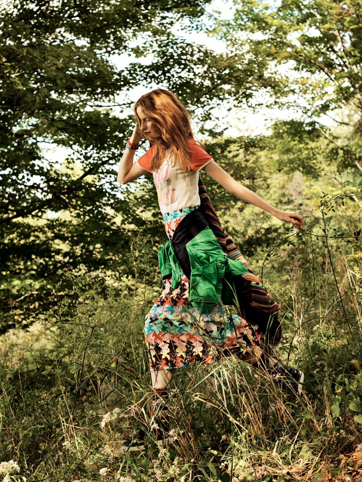 Magdalena Jasek editorial for ELLE UK